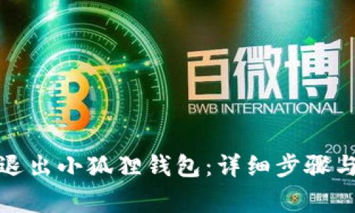 如何安全退出小狐狸钱包：详细步骤与注意事项